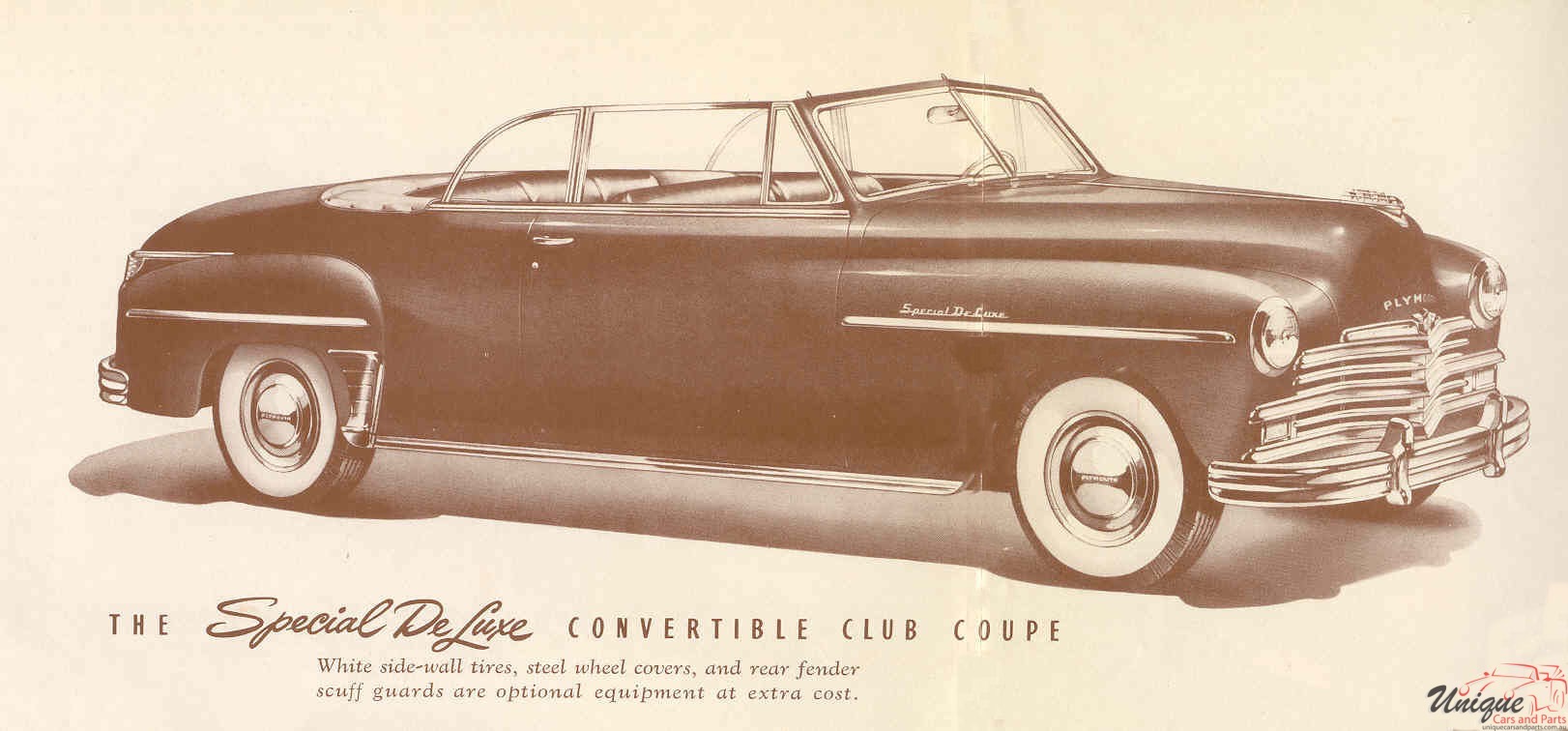 1949 Plymouth Brochure Page 10